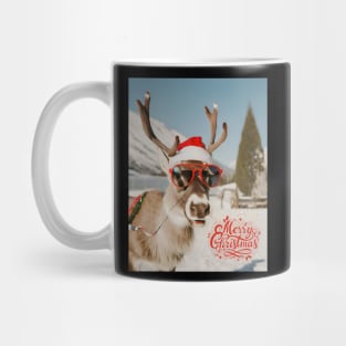 Funny reindeer christmas Mug